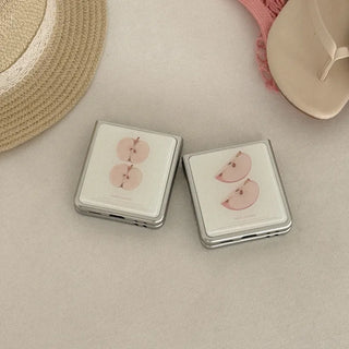 Fresh Apple Galaxy Z-Flip Fold 8 MagSafe Silver Bumper Case