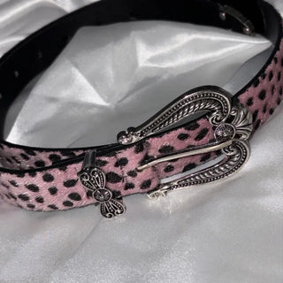 Leopard Western Belt