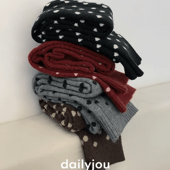 Emily Washable Dot Knit Scarf