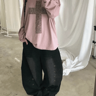Washing balloon cargo pants