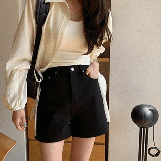 Always Summer Dark Blue Short Denim