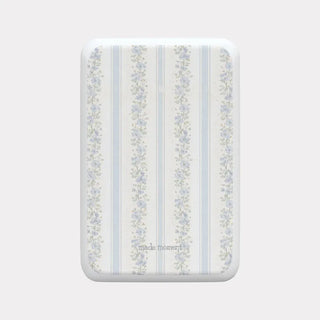 Botanical Stripe MagSafe 500mAh Power Bank iPhone Wireless Charging