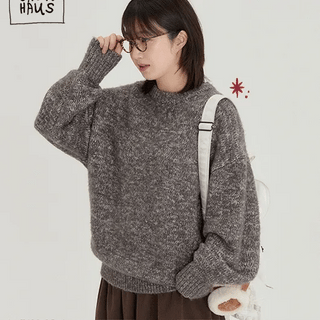 Hoining Mix Color Over Round Knit