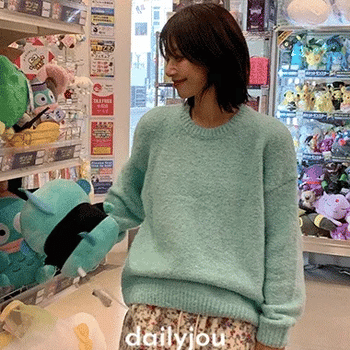 Shailene Loose Fit Boucle Wool Knit