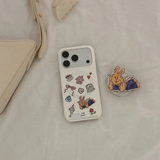 Sweet Bunny iPhone MagSafe Grip Talk Holder Acrylic