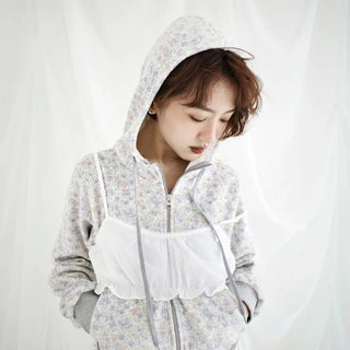Muted Bloom Zip-up