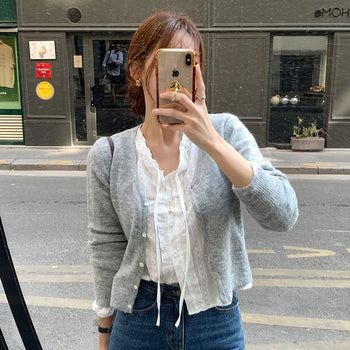 Alpaca V Cardigan