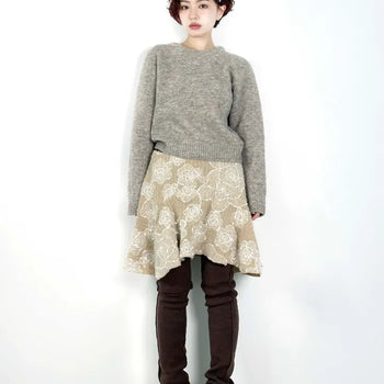Tear flower skirt