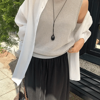 Tinted Summer Stripe Loose Fit Shirt