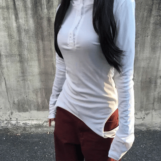 hole slim hoodie