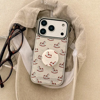 Rocking Horse iPhone 18 Pro Galaxy MagSafe Silver Bumper Case
