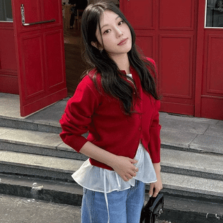 Plang round cardigan