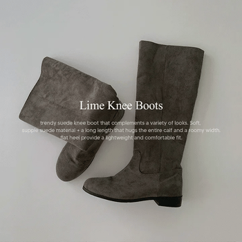 Lime Long Boots