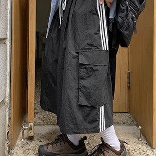 Serit Banding Bermuda Track Cargo Pants