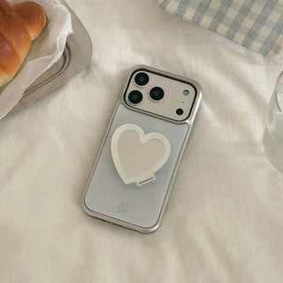 Mellow Texture iPhone 18 Pro Galaxy MagSafe Silver Bumper Case