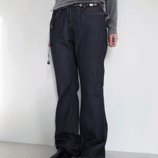 Hardy Low-Rise Raw Denim Non-Fade Bootcut