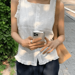 DJ Stopper Halter Sleeveless Blouse