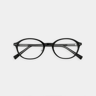 Daylo Vintage Round Horn-rimmed Glasses