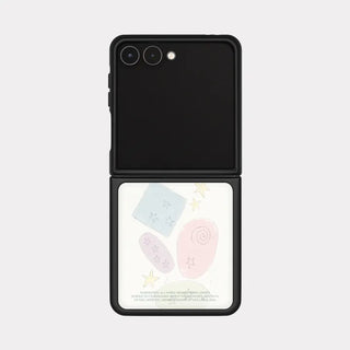 star doodle Galaxy Zflip Fold 8 8 Epoxy MagSafe Black Bumper Case