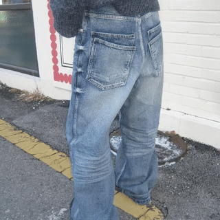 DOUBLE Back Pocket Wide Pants