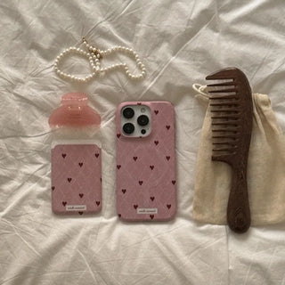 Sweet Knit Love MagSafe Card Slot Wallet Pocket Case