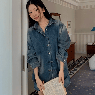 Victor Oversized Denim Set