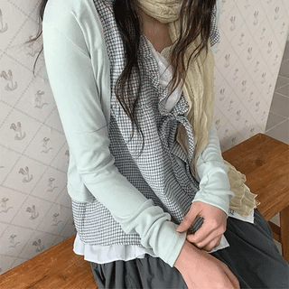 Reniki Color Basic Open Cardigan