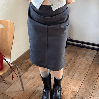 Rivet Double Skirt