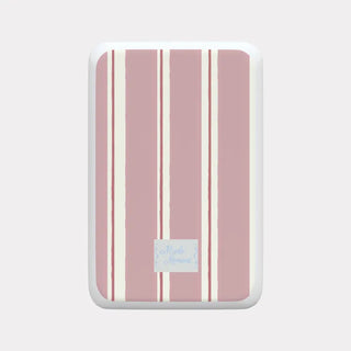 Autumn Cotton Stripe MagSafe 500mAh Power Bank iPhone Wireless Charging