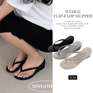 EFT. Loadin Wedge Flipflop Sandals 5cm