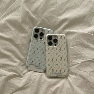 Cozy Garden Friends Design [Card Storage Phone Case]