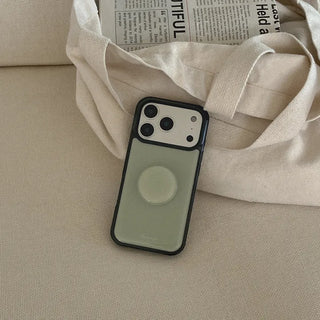 [SET] Matcha Mood Black MagSafe Bumper Case + MagSafe Epoxy Tok