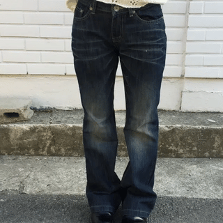 VINTAGE FADED Low Bootcut Denim