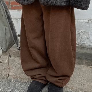 Duin Brushed Cotton Balloon Wide Pants