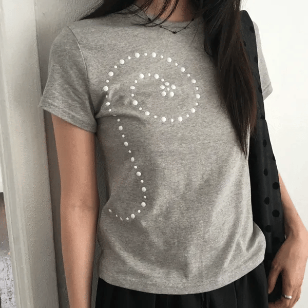 Circle Cubic Short Sleeve T-shirt (4 colors)