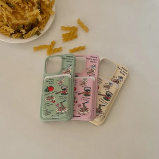 Favorite Tomato Pasta MagSafe Card Slot Wallet Pocket Case