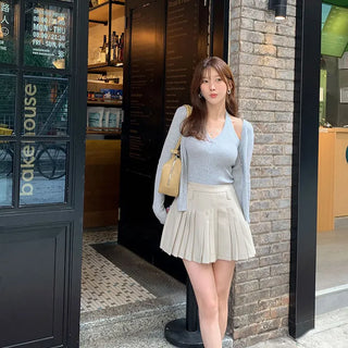 Annie pleated skirt