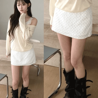 Ritz Dot Skirt Pants