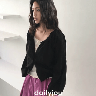 Ortiz Frill Off-Shoulder Blouse
