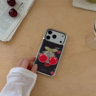 Soft cherry knit grip Toxsmart acrylic