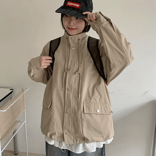 Onioning Hooded Windy Field Jumper
