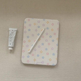 Flower Gingham iPad Pro Air 13/11 Clear Detachable Cover Case