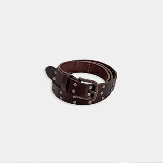Niver Vintage Studded Cowhide Belt