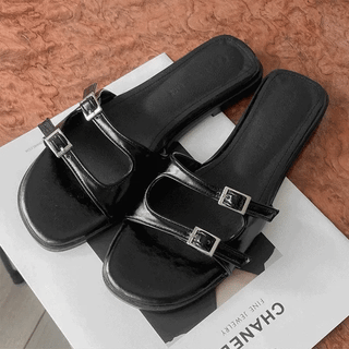 Mimie Buckle Slippers