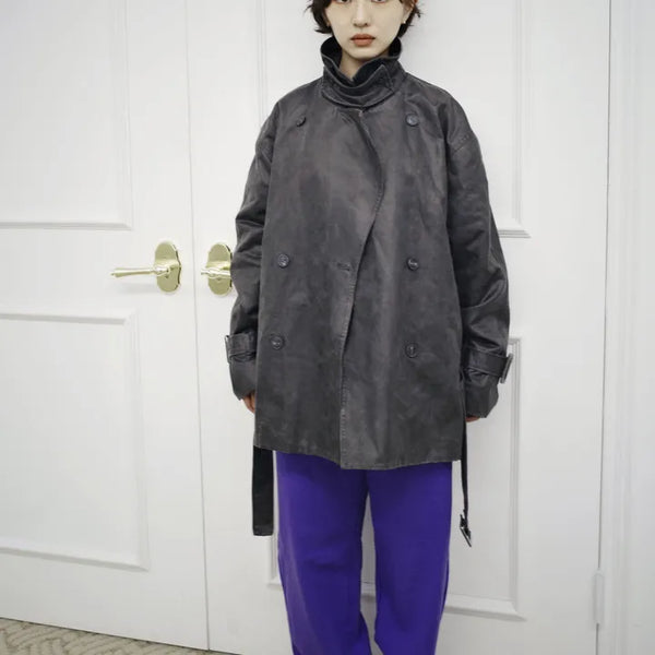 Tan double coat