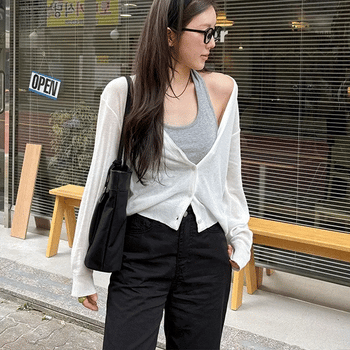 Korin Summer Deep V Cardigan