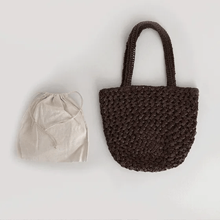 Pius Straw Rattan Shoulder Bag