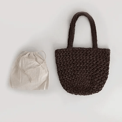 Pius Straw Rattan Shoulder Bag