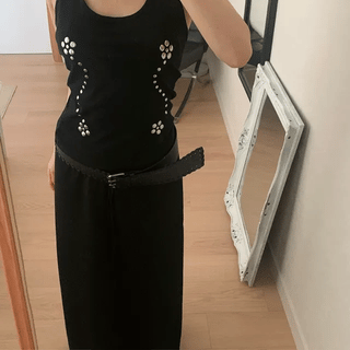 stud eyelet sleeveless