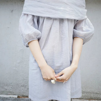 Two-way ribbon blouse